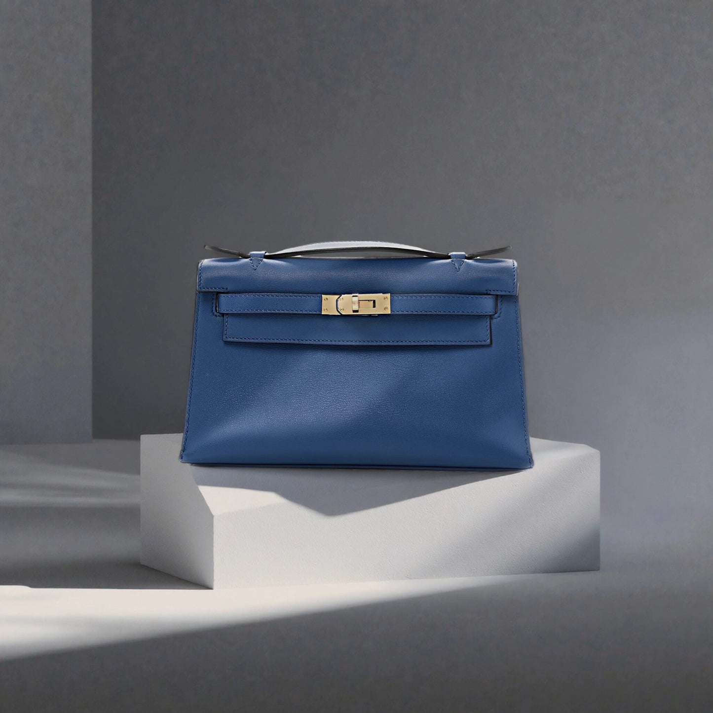 Swift Kelly Pochette Clutch Bleu France
