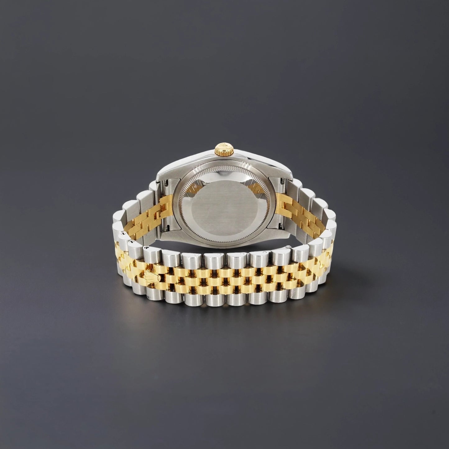 Rolex Datejust 26mm Steel Yellow Gold Red Vignette Diamond With Hidden Clasp