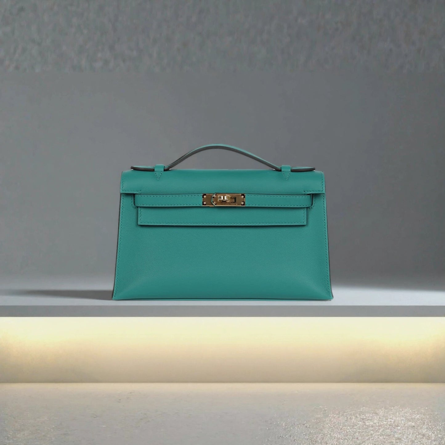 Swift Kelly Pochette Clutch Vert Verone