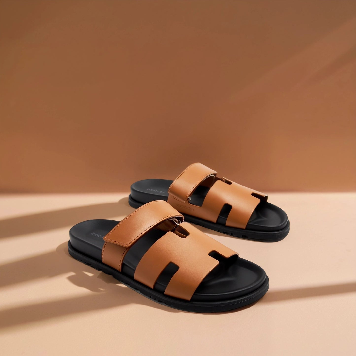 Calfskin Womens Chypre Sandals 40.5 Gold