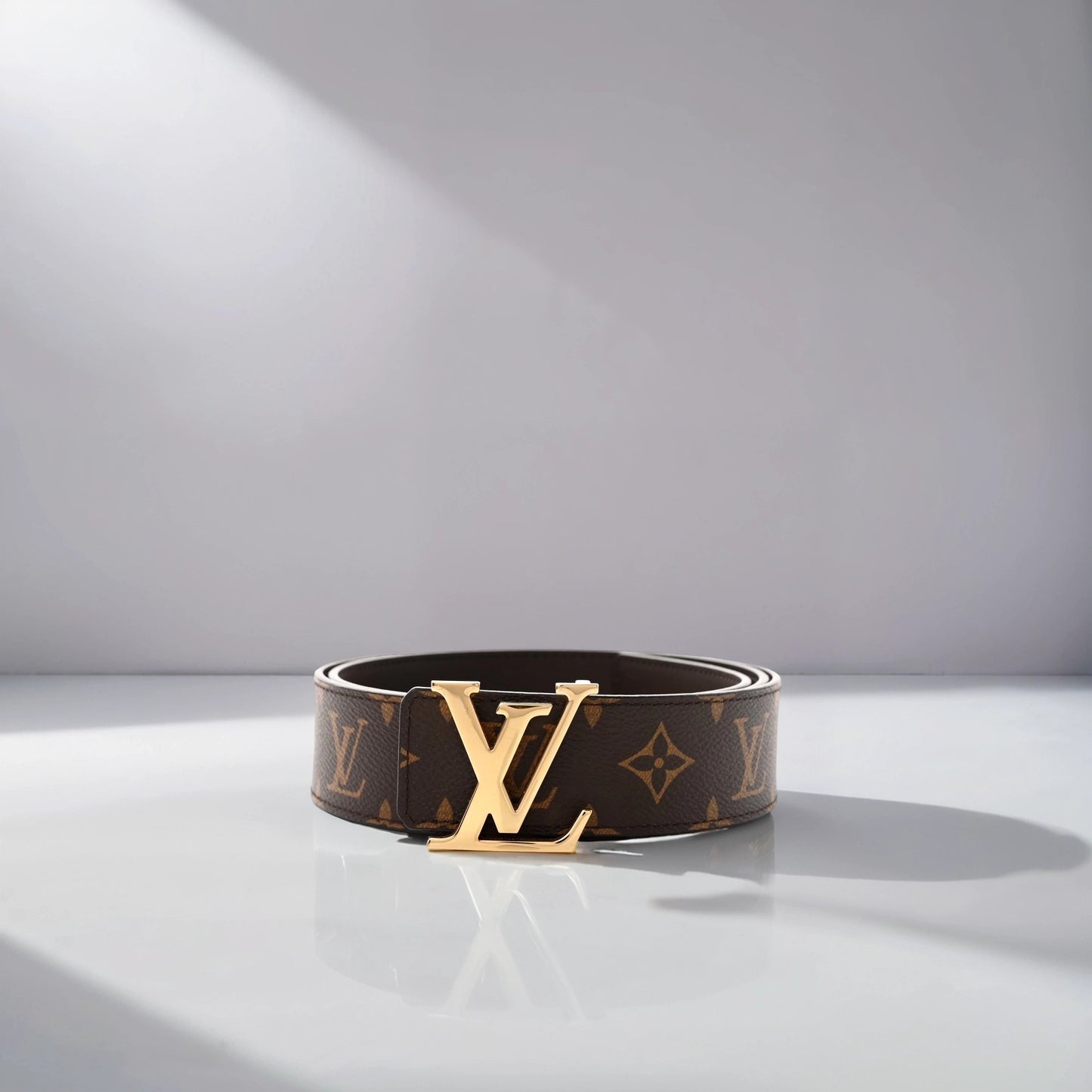 Monogram 40mm LV Initiales Belt 95 38 black