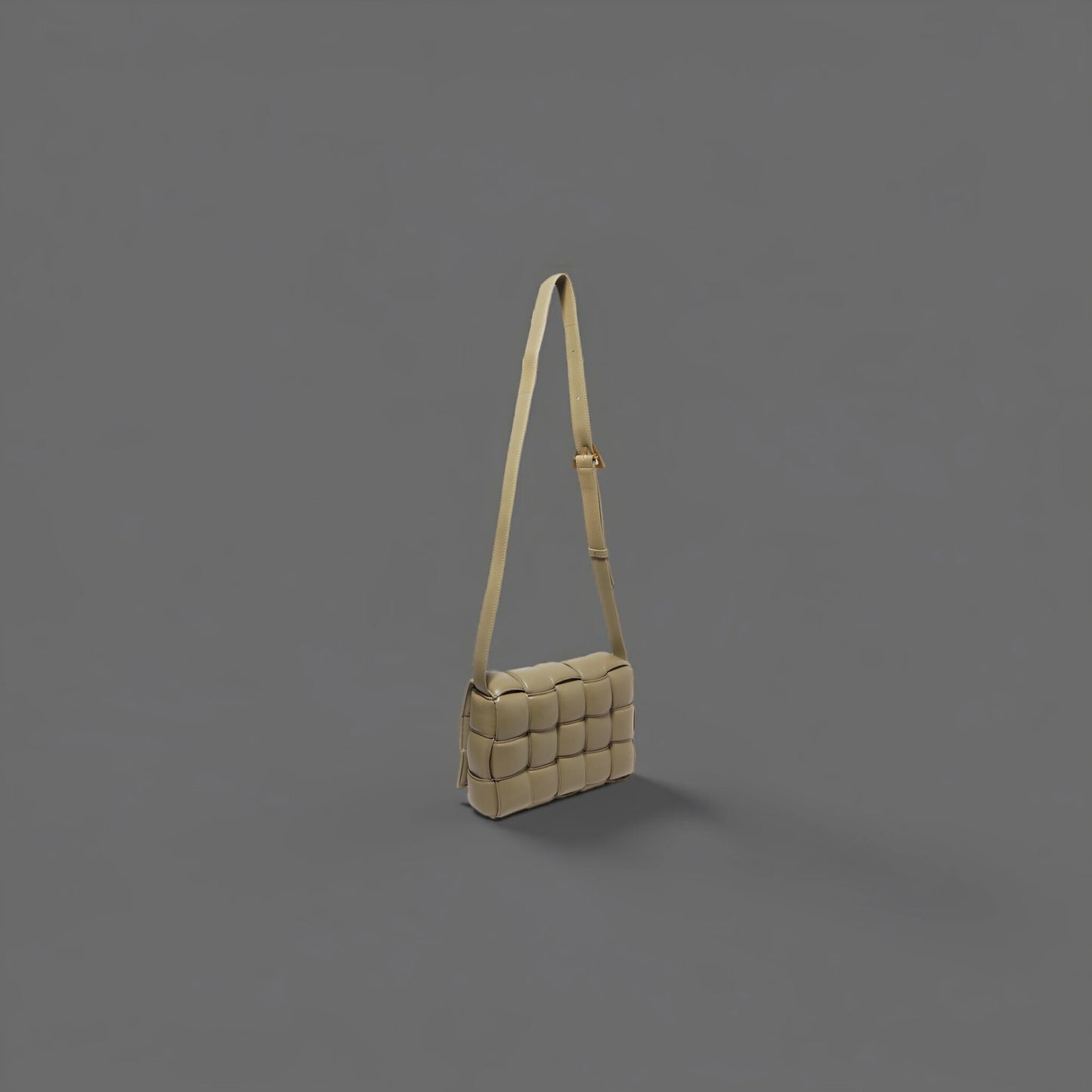 Padded Cassette Bag in Intrecciato Leather