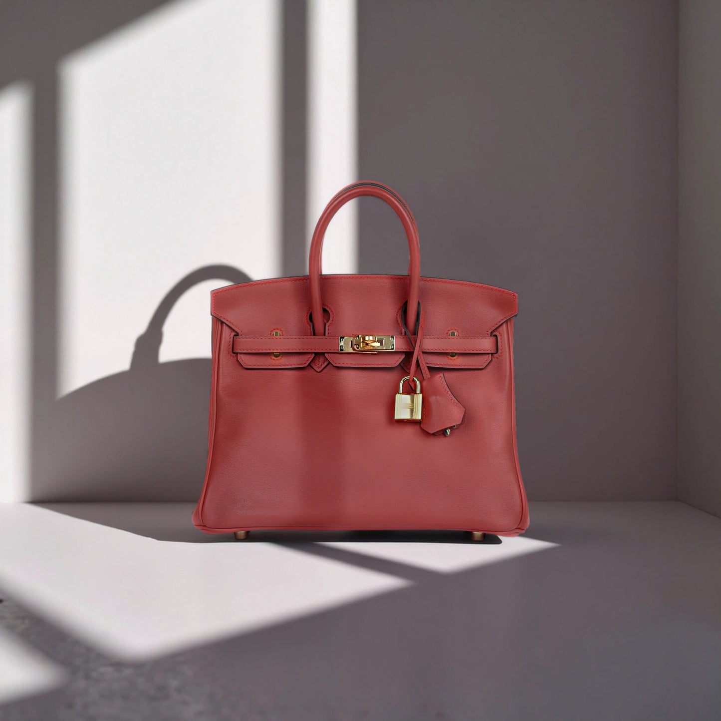 Epsom BIRKIN 25 Rouge Tomato Swift