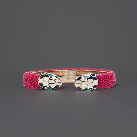 Galuchat Serpenti Forever Bracelet Pink