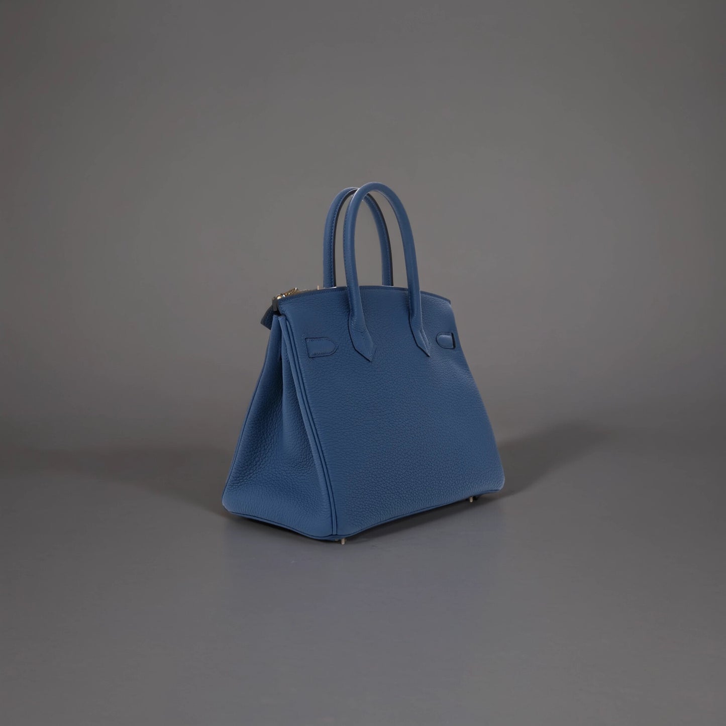 Togo Birkin 30 Blue Tie