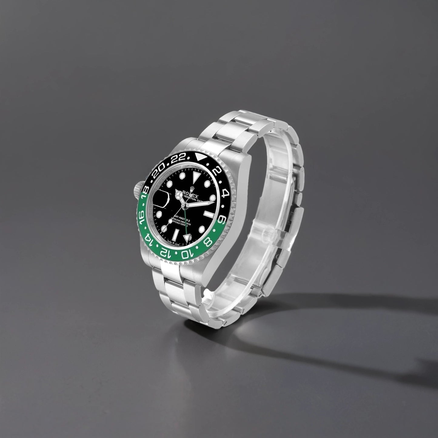 Rolex GMT Master II Black Green Bruce Wayne Bezel Mens Watch