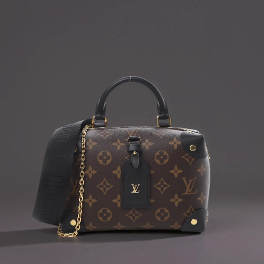 Monogram Petite Malle Souple Black