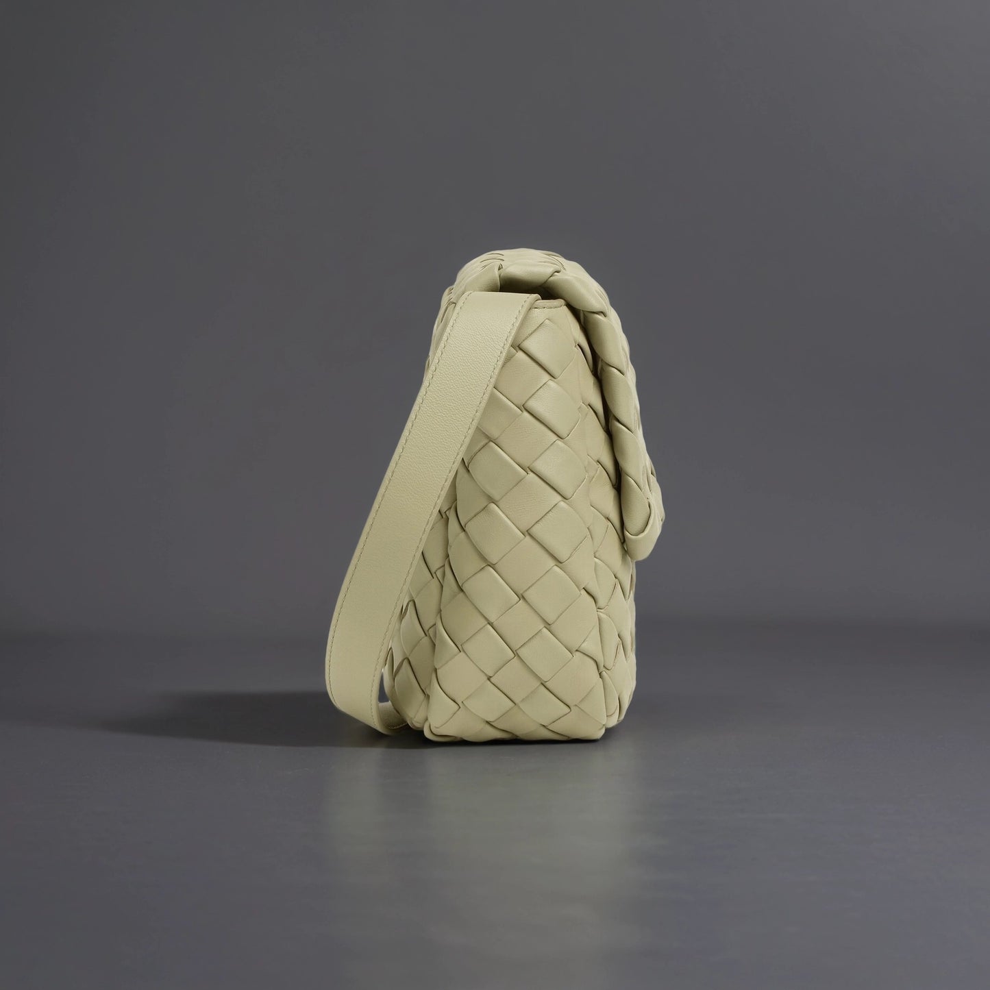 Bottega Veneta Mini Lambskin Cobble Cross-Body Bag