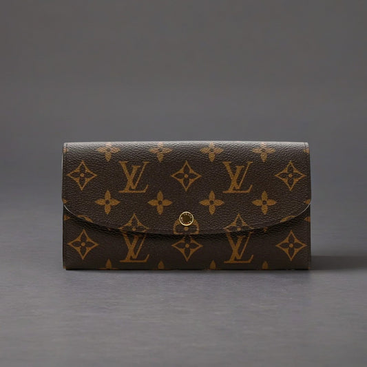 Monogram Emilie Wallet Fuchsia