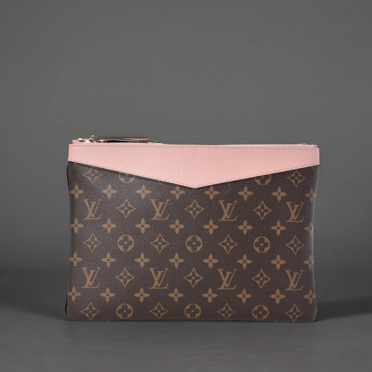 Monogram Daily Pouch Rose Poudre