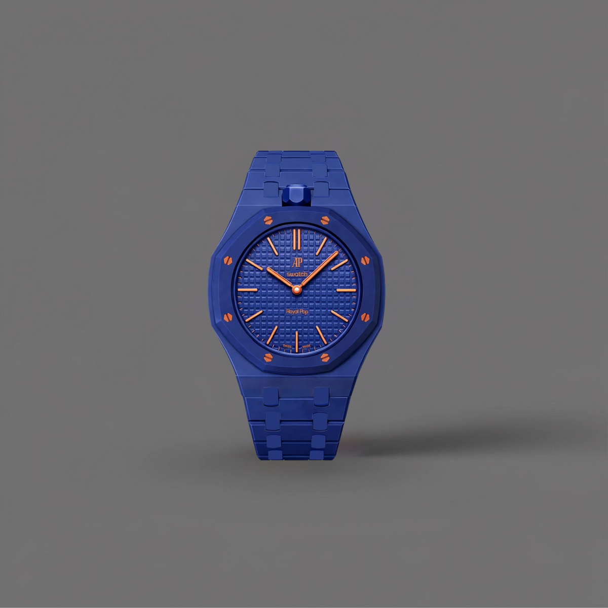 Audemars Piguet X Swatch Royal Pop Orenji Hachi With Strap