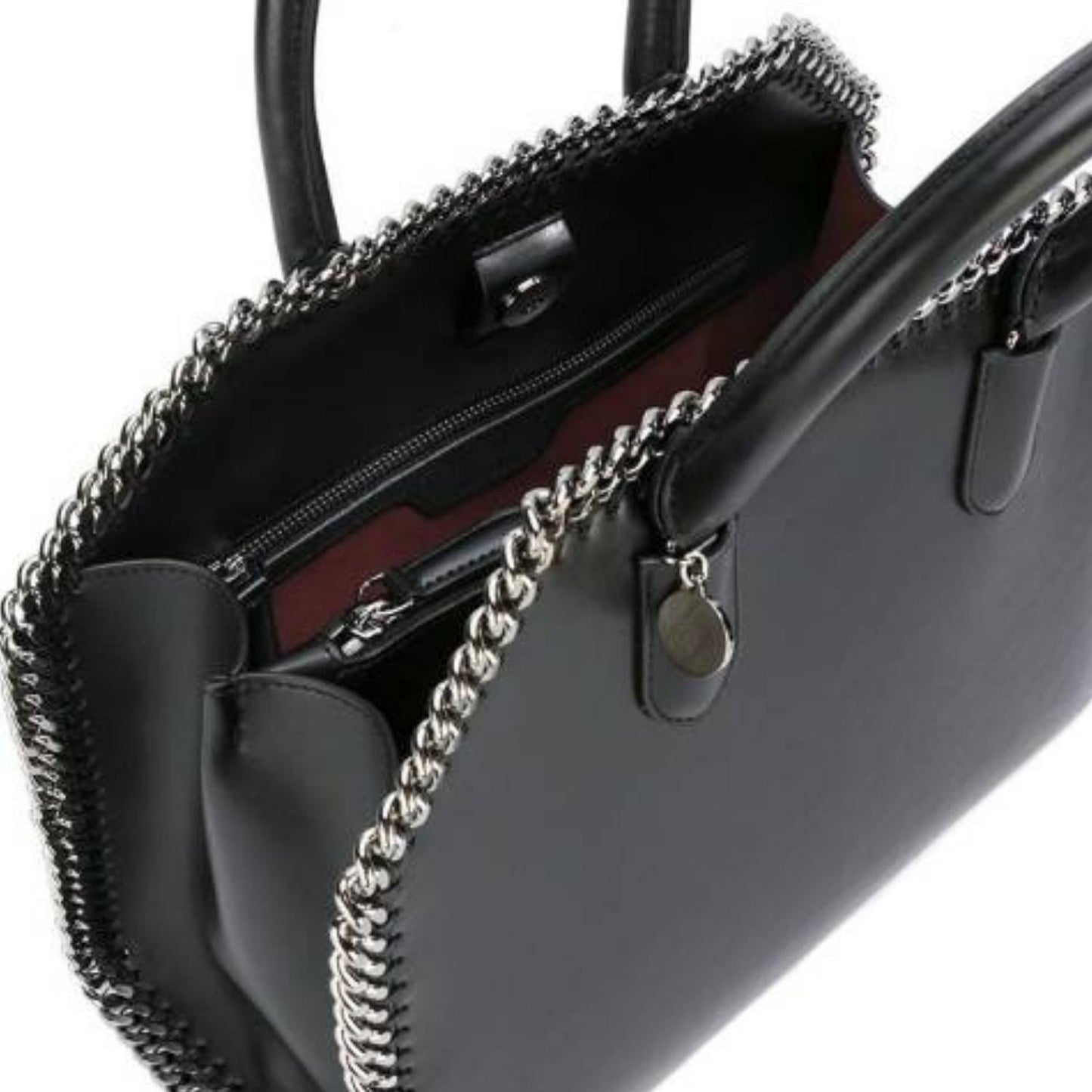 Black Falabella Box Handbag