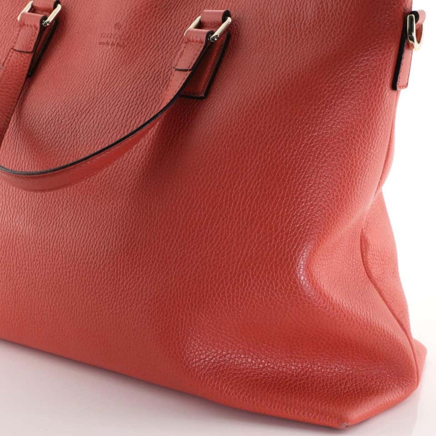 Bamboo Tassel Convertible Zip Tote Leather Large